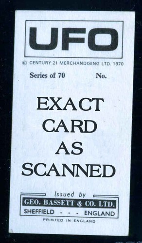 Vintage ufo cards 1970 century - cards,