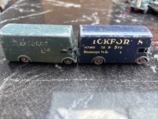 TWO MATCHBOX 46 AEC PICKFORDS REMOVALS VAN PANTECHNICON VINTAGE LESNEY