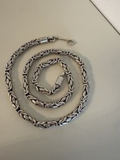 Heavy Silver Byzantine Chain