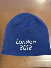 Official London Olympics 2012 Beanie Hat In Blue New