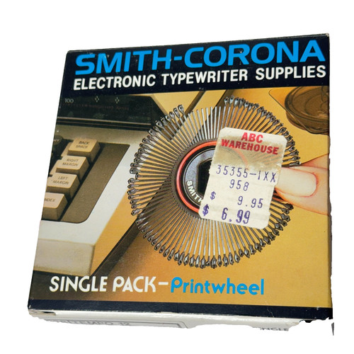 Vtg smith corona printwheel - corona,