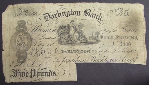 Five pound note - , 1886