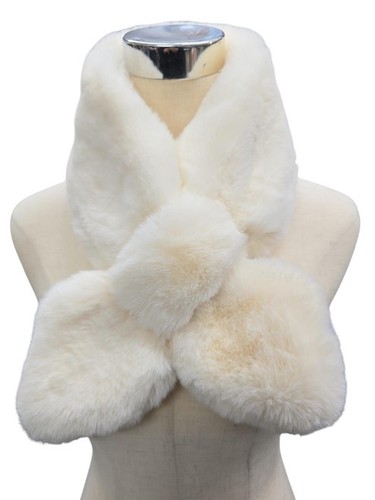 Women winter faux - faux, fluffy