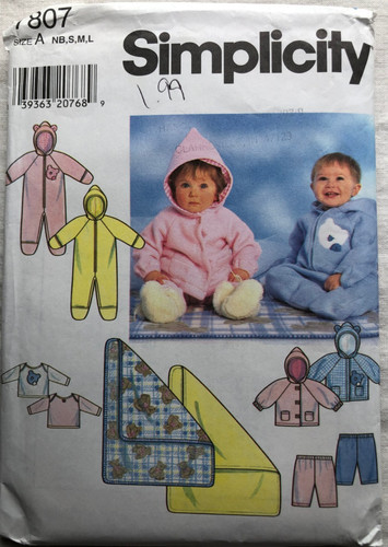 Simplicity 7807 uncut babies - 7807,
