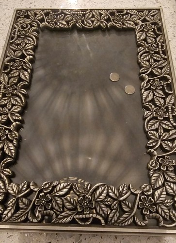 Heavy quality pewter floral - quality,