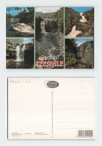 Vintage postcard waterfalls - vintage, of