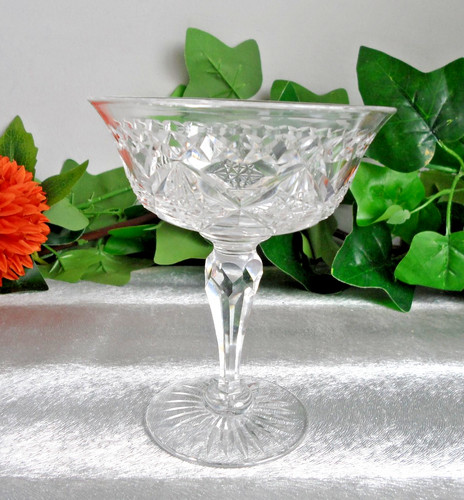 Tudor crystal cut 14cm high - 14cm,