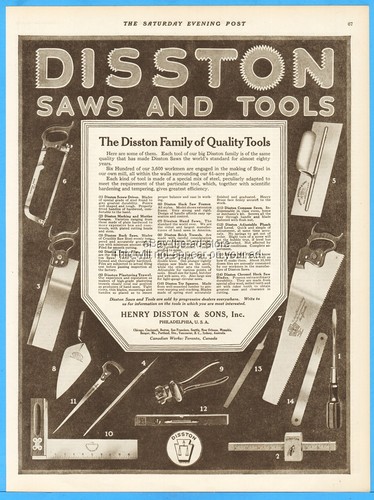 1919 henry disston - 1919,