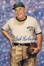 Weeb Ewbank Signed Goal Line