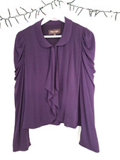 FABULOUS PHASE EIGHT PUFFED SLEEVES JERSEY JACKET Size 14