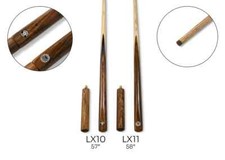 PRO147 1 Piece Snooker Cue LX11 58 Inch  with 10mm Tip and Mini Butt