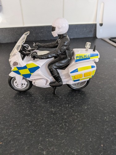Police motorbike light - police, sound