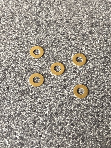 Solid brass washers - 5, suitable