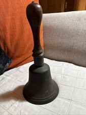 Vintage Brass School Bell Town