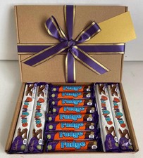 Cadbury Fudge/Curly Wurly Chocolate Hamper Gift Box Birthday Thank You Hamper Gi