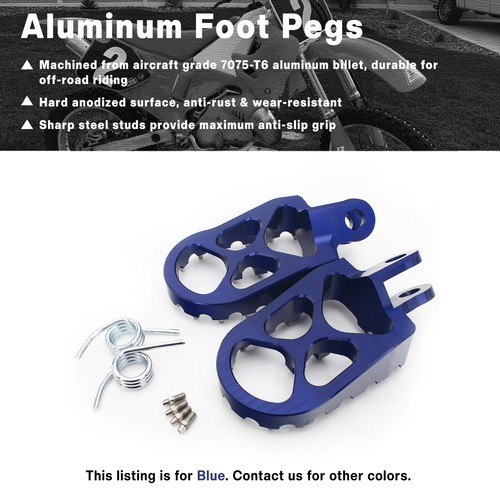Wide foot pegs - foot, for