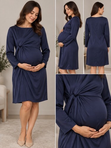 New maternity satin dress - h&m,