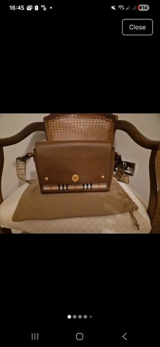 Burberry brown leather - leather, &