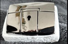 Replacement unisex briefcase locks c/w Key-“Gunmetal”Colour -60mmx 45mmx
