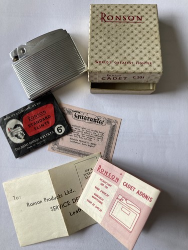 Vintage ronson cadet lighter - cadet,