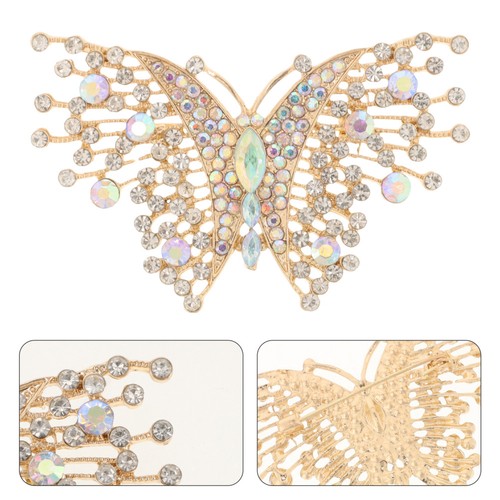 Butterfly brooch rhinestone - brooch,