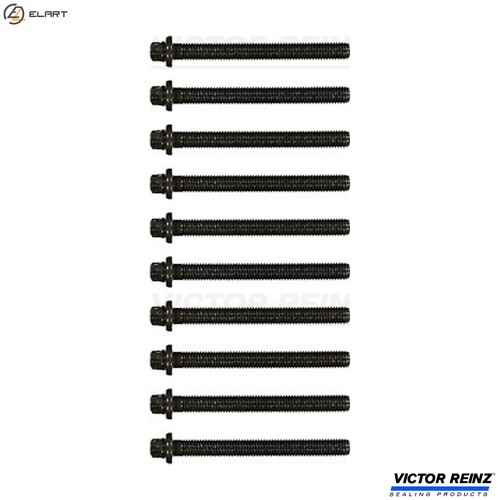 Bolt kit cylinder head - bolt,