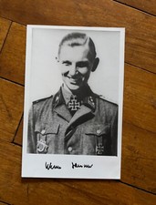 Werner Damsch - Knights Cross Holder - signed photo