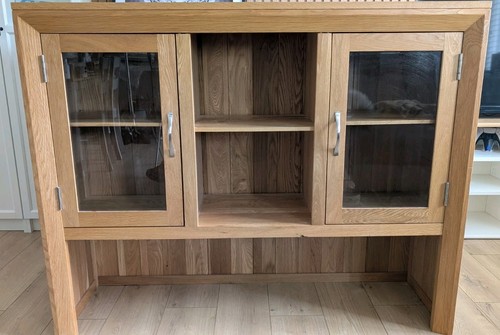 Solid oak display - solid,