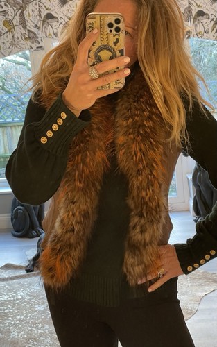 Stunning suedette gilet with - gilet,