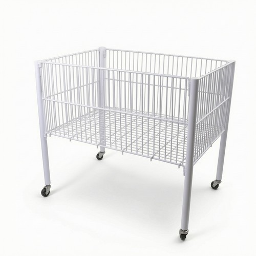 Wire storage basket with - basket,