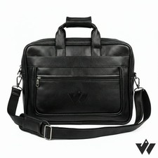 Unisex Leather Laptop Shoulder
