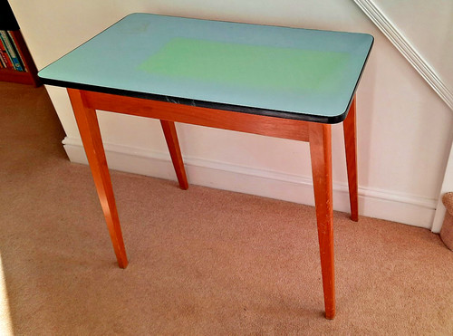 Vintage mid century blue - vintage,