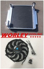 3 Row Radiator + FAN For