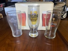 3 Vintage Pint Glasses
