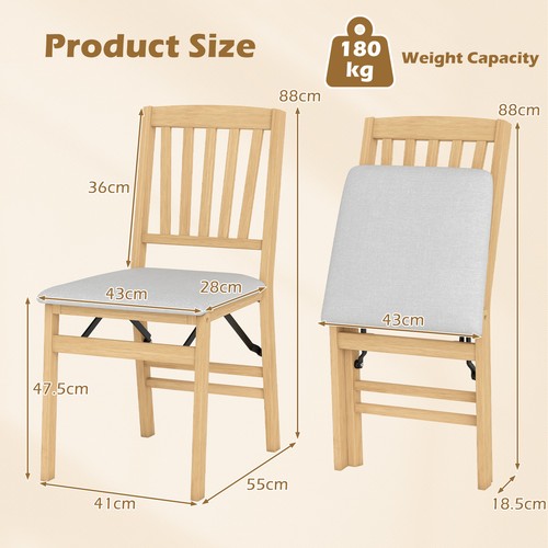 Set folding dining - set, chairs