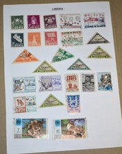 25 Liberia Stamps