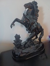 Large Antique Blk Patinated