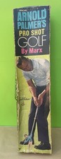 Arnold Palmer's Pro Shot Golf. 1960s Marx Indoor Vintage Gold Game. Large Box