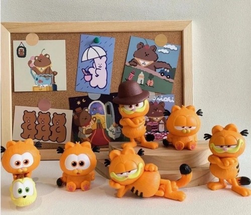 6pcs set garfield - cat, cute