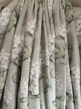 FABULOUS VINTAGE LAURA ASHLEY HELIGAN EAU DE NIL CURTAINS
