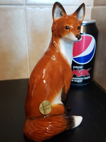 John beswick seated red - red, fox