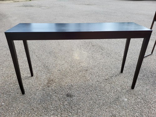 Dark wood console table - console, |
