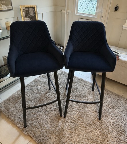 Set luxury navy velvet - set,