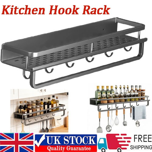 Kitchen hook rack - hook, mounted