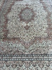 Vintage oversized hand made Rug. 