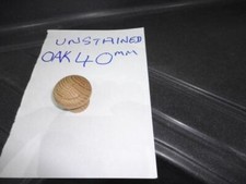 40mm  UNSTAINED OAK KITCHEN DOOR KNOBS/HANDLES  £3.50 POST HOWEVER MANY KN25