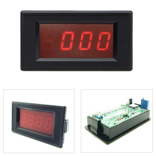 Amp volt meter red led - red,
