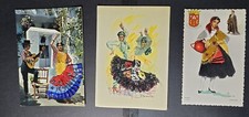 3 Vintage Embroidered