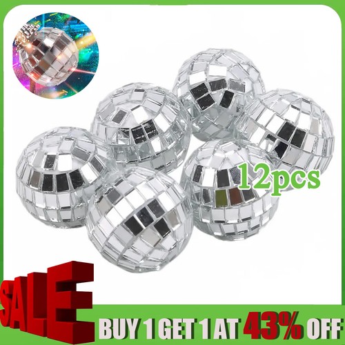 12pcs 2cm disco - 2cm, mirror