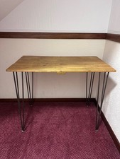 Upcycled rustic wooden desk - wooden,